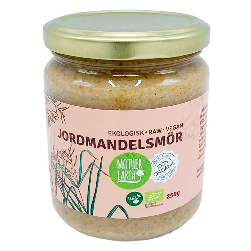 Natessen Premium jordmandelsmør 250 g rå økologisk