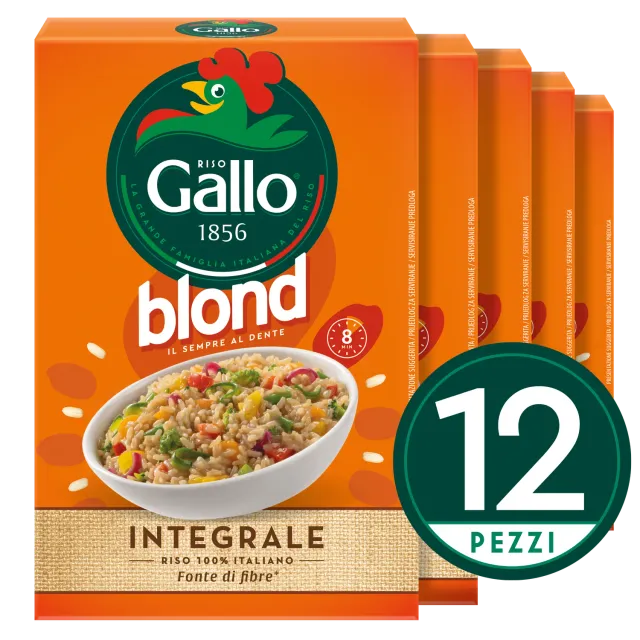 Riso Gallo Blond fullkornsris fiber 8 min