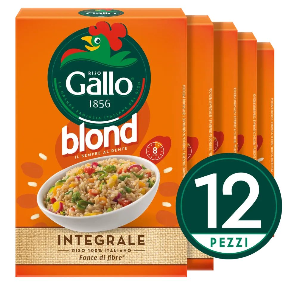 Riso Gallo Blond fullkornsris fiber 8 min