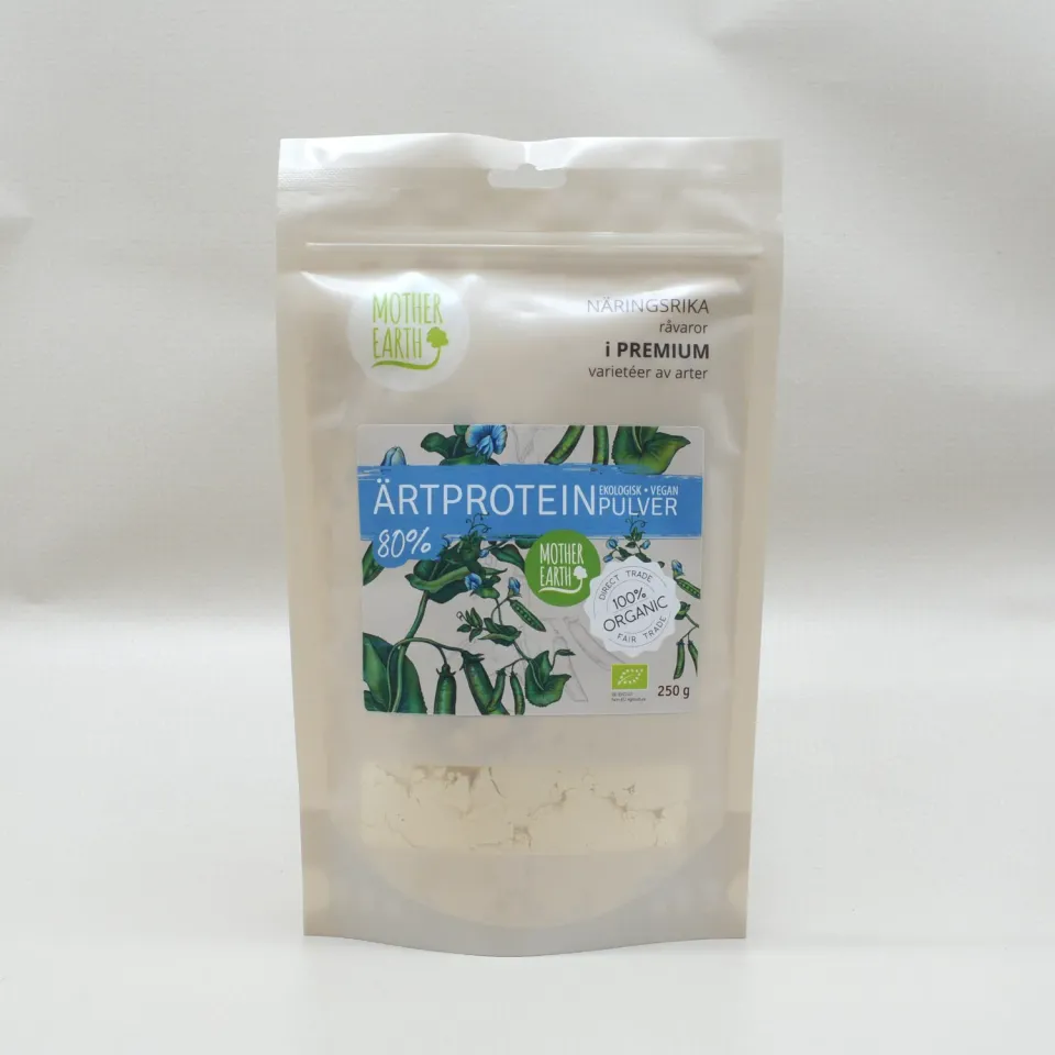 Natessen Mother Earth erteproteinpulver 80% øko 250 g