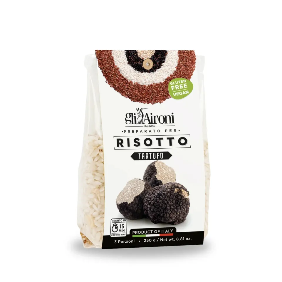 Gli Aironi Tartufo risotto ferdigblanding glutenfri
