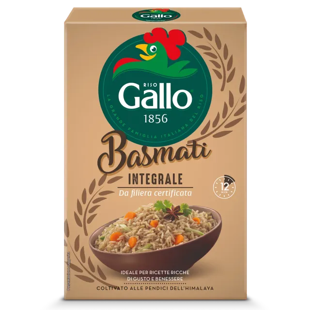 Riso Gallo Basmati Integrale basmatiris fullkorn ravfarget