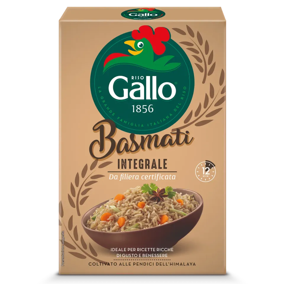 Riso Gallo Basmati Integrale basmatiris fullkorn ravfarget
