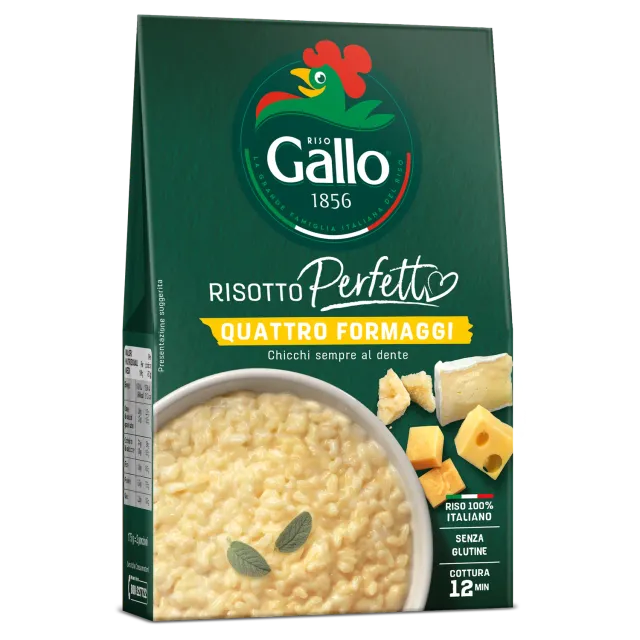 Riso Gallo Risotto Perfetto Quattro Formaggi risotto 175g kremet