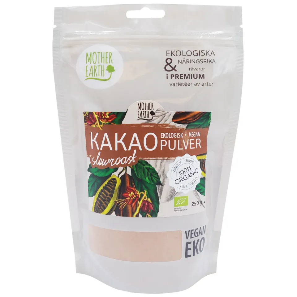 Natessen Mother Earth Pangoa Slowroast kakaopulver 250 g øko