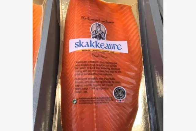 Skjæveland skakkeaure oppskåret per kg mild