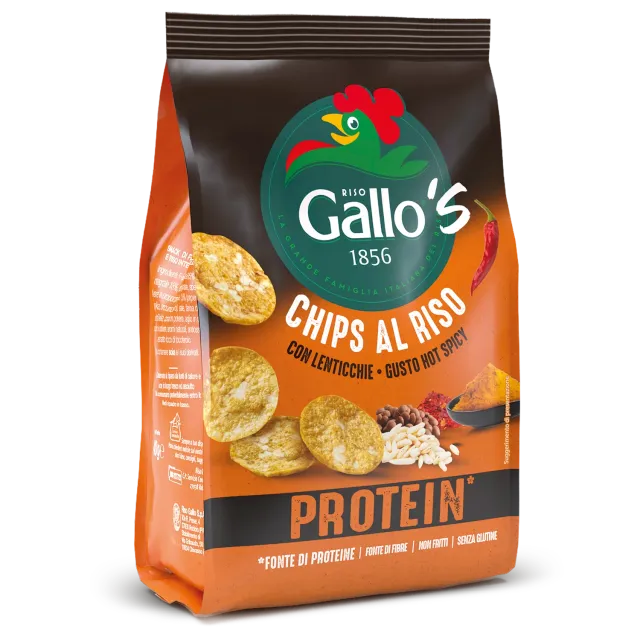 Riso Gallo Gallo's Chips Protein rischips hot spicy