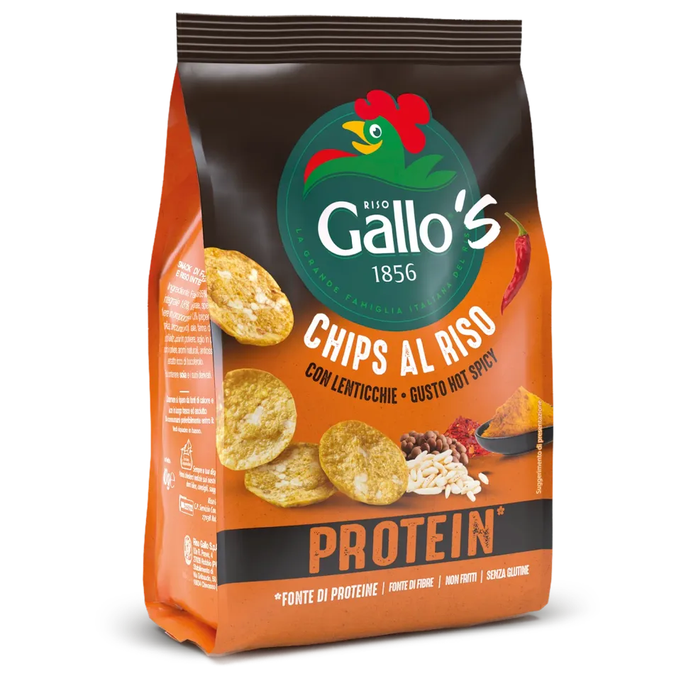 Riso Gallo Gallo's Chips Protein rischips hot spicy