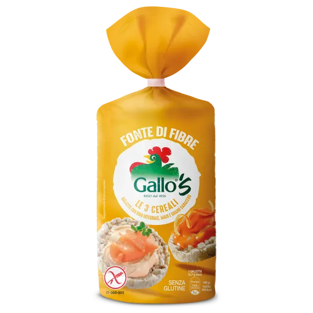 Riso Gallo 3 Cereali riskaker glutenfri