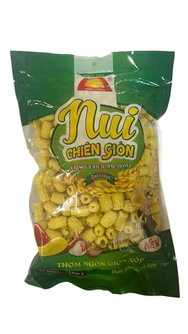 Asia Engros fritert makaroni snacks 60x200 g sprø