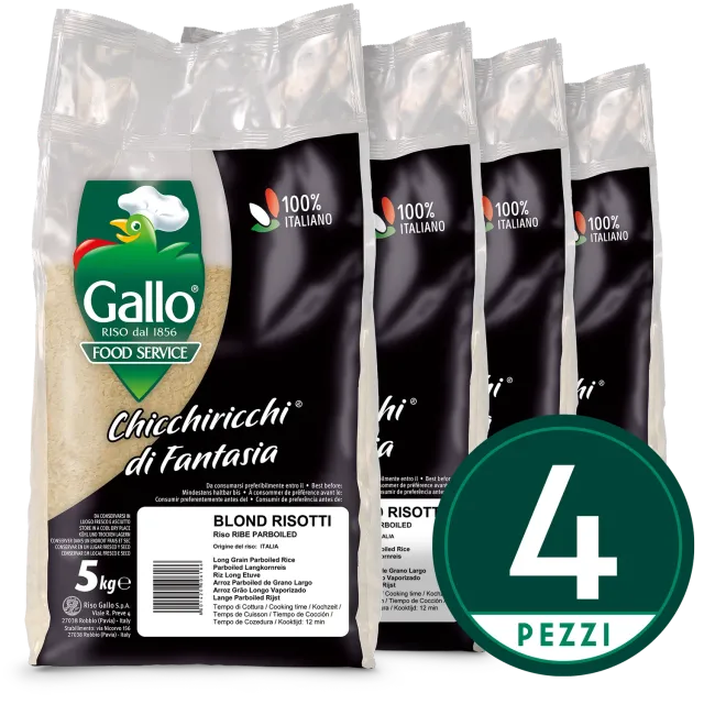 Riso Gallo Blond Risotti risottoris 20 kg store korn