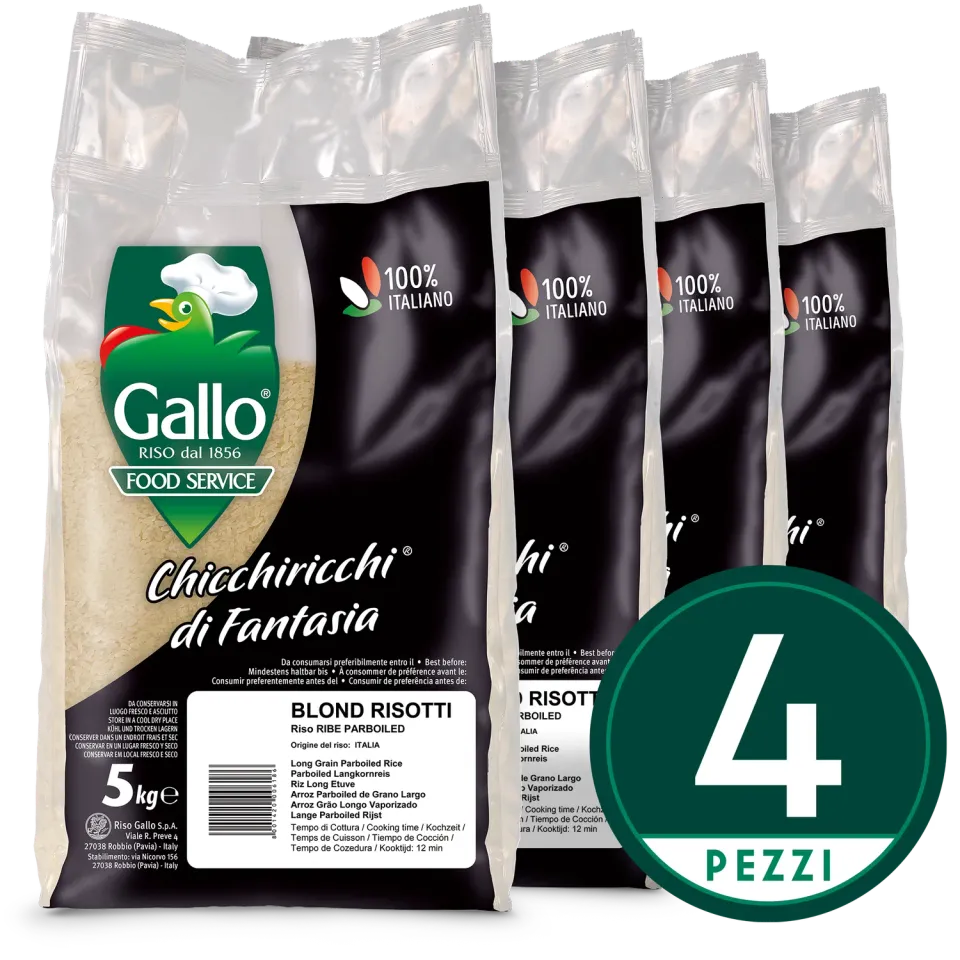 Riso Gallo Blond Risotti risottoris 20 kg store korn