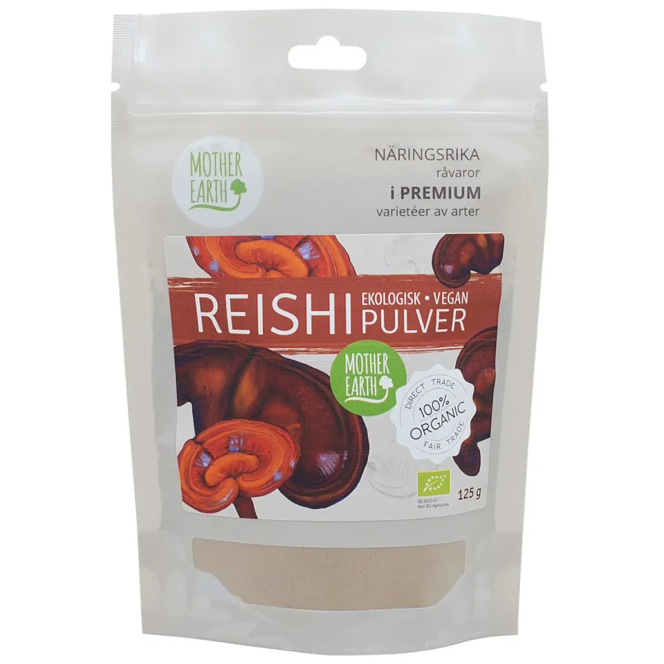 Natessen Mother Earth reishi pulver 125 g økologisk