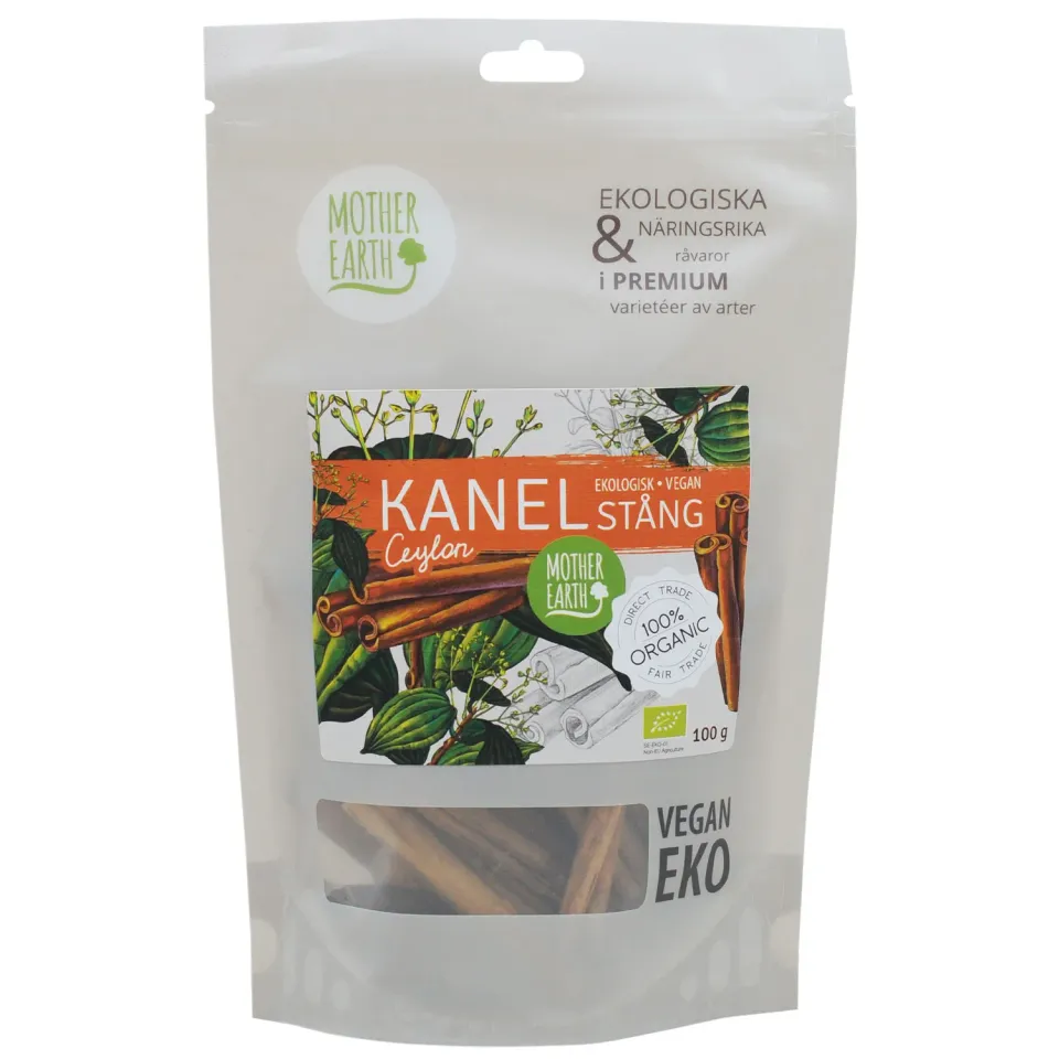 Natessen Mother Earth Kanelstang Ceylon 100 g mild