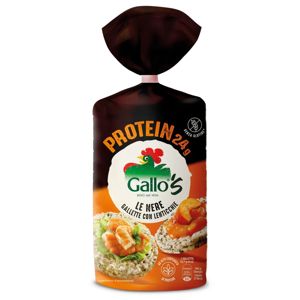 Riso Gallo Le Nere Protein riskaker linser glutenfri