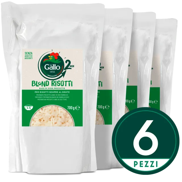 Riso Gallo Blond Risotti forkokt ris 2 minutter