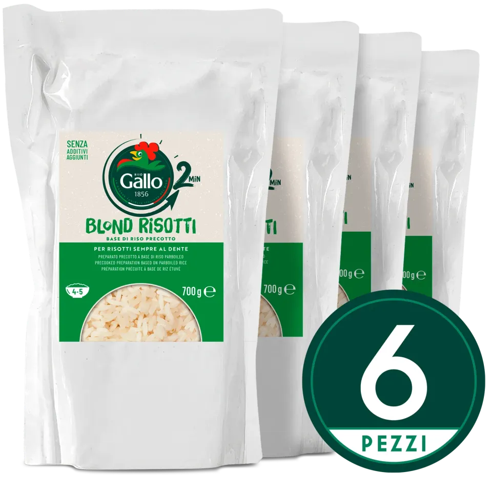 Riso Gallo Blond Risotti forkokt ris 2 minutter