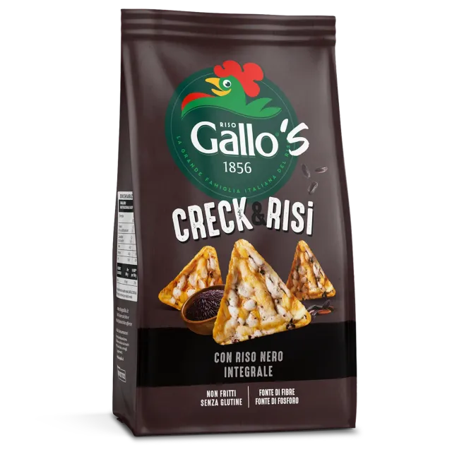 Riso Gallo Creck&Risi riskjeks svart ris mais sprø