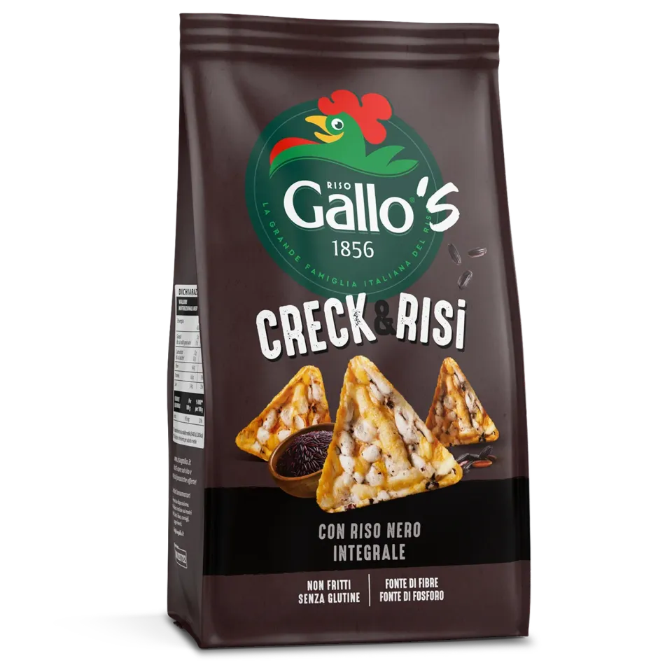 Riso Gallo Creck&Risi riskjeks svart ris mais sprø