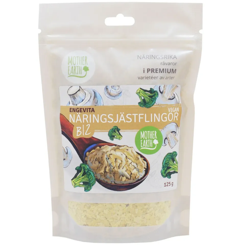Natessen Mother Earth Engevita B12 næringsgjær 125 g