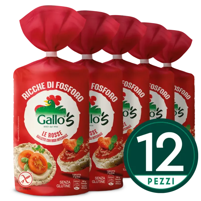 Riso Gallo Gallotte Rosse riskaker fullkorn glutenfri