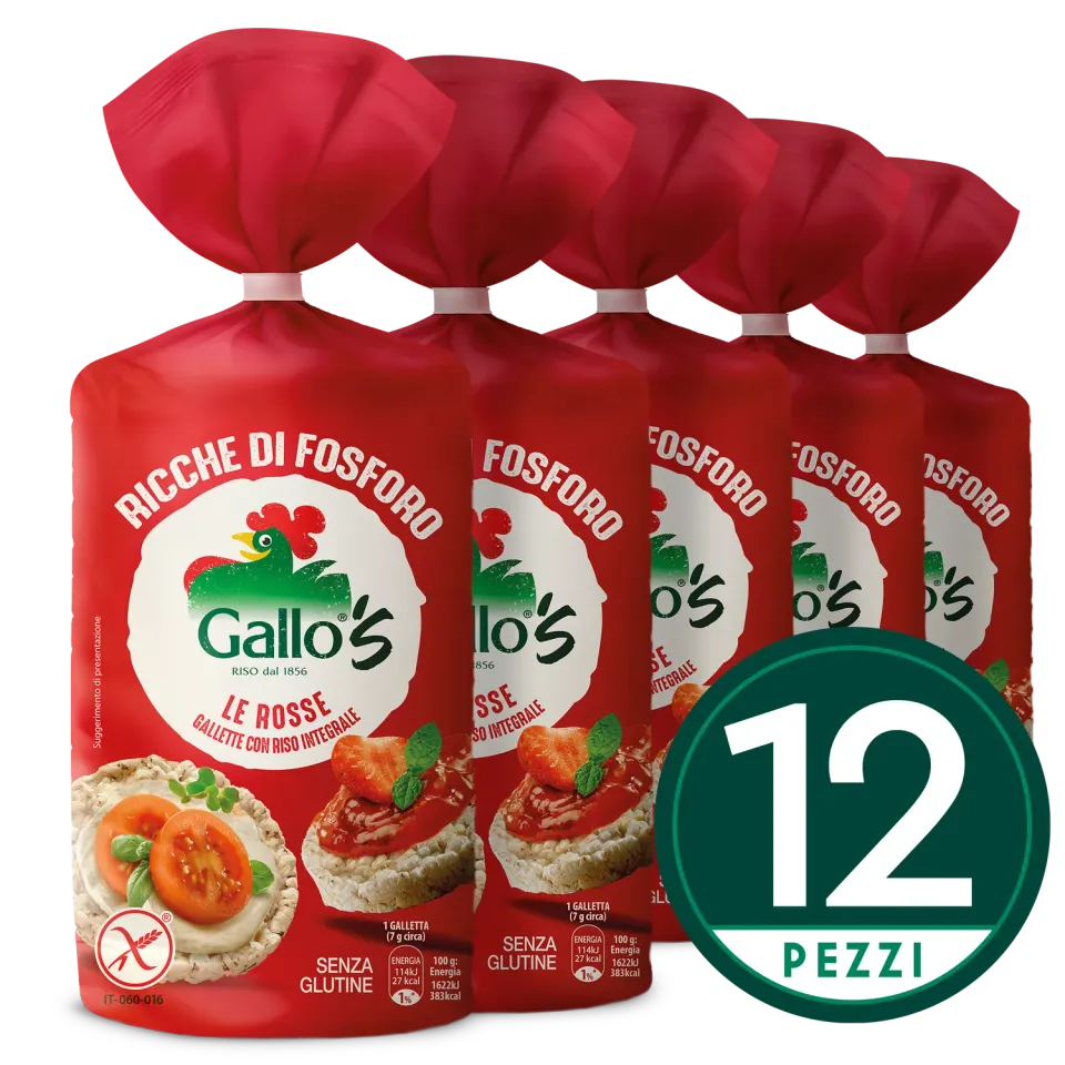 Riso Gallo Gallotte Rosse riskaker fullkorn glutenfri