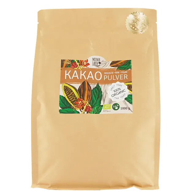 Natessen Mother Earth Pangoa kakaopulver 1 kg RAW EKO