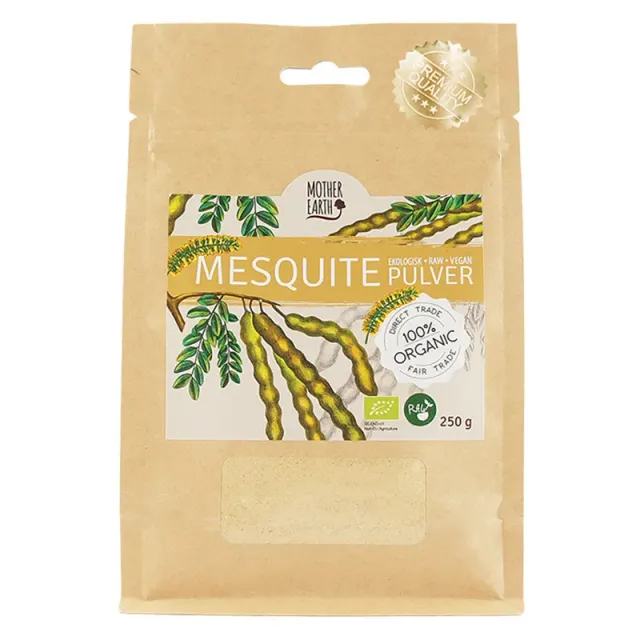 Natessen Mother Earth Mesquitepulver 250 g rå økologisk