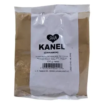 Saga Kanel malt 70g søtlig
