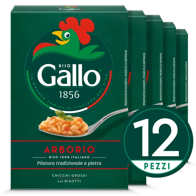 Riso Gallo Arborio risottoris grov korn fyldig