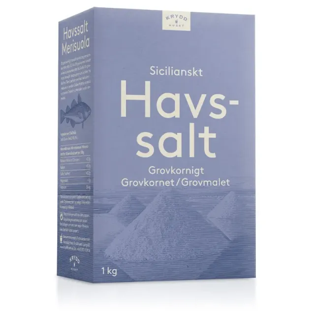 Skjæveland Gardsutsalg siciliansk havsalt 1 kg grovt
