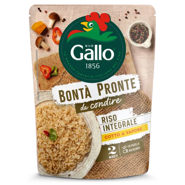 Riso Gallo fullkornsris ferdig 250 g 2 min
