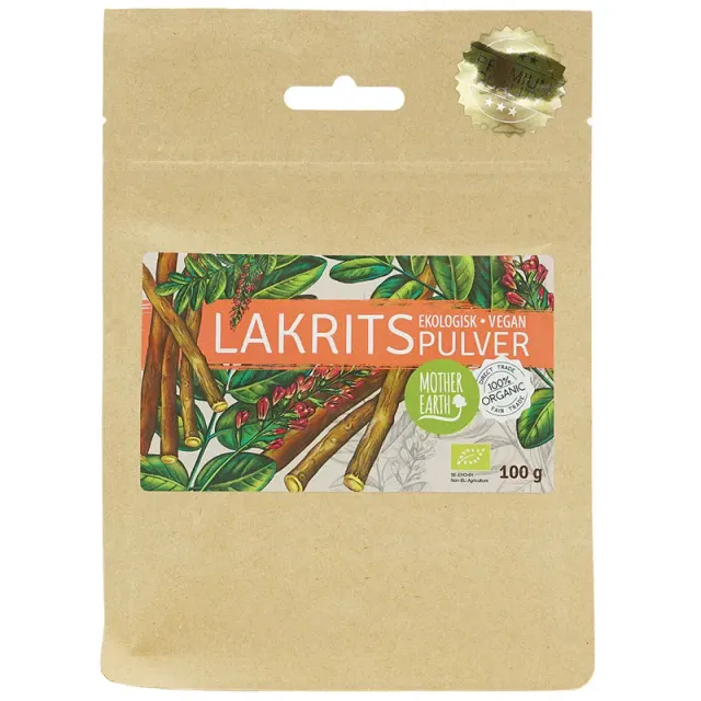 Natessen Lakrisrotpulver EKO 100 g søtt