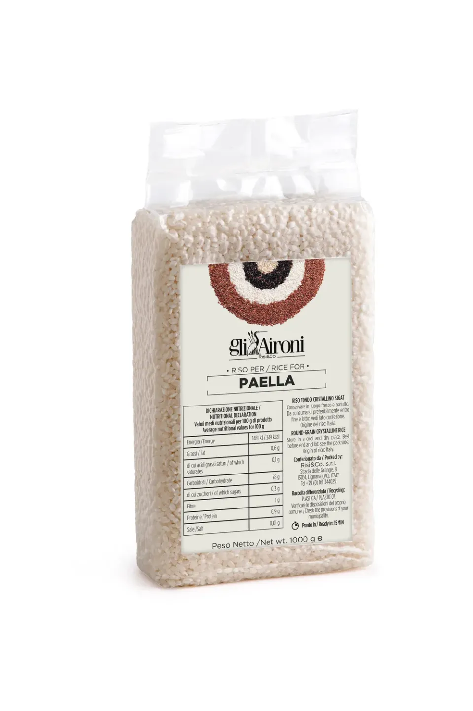 Gli Aironi Riso da Paella paellaris 1 kg