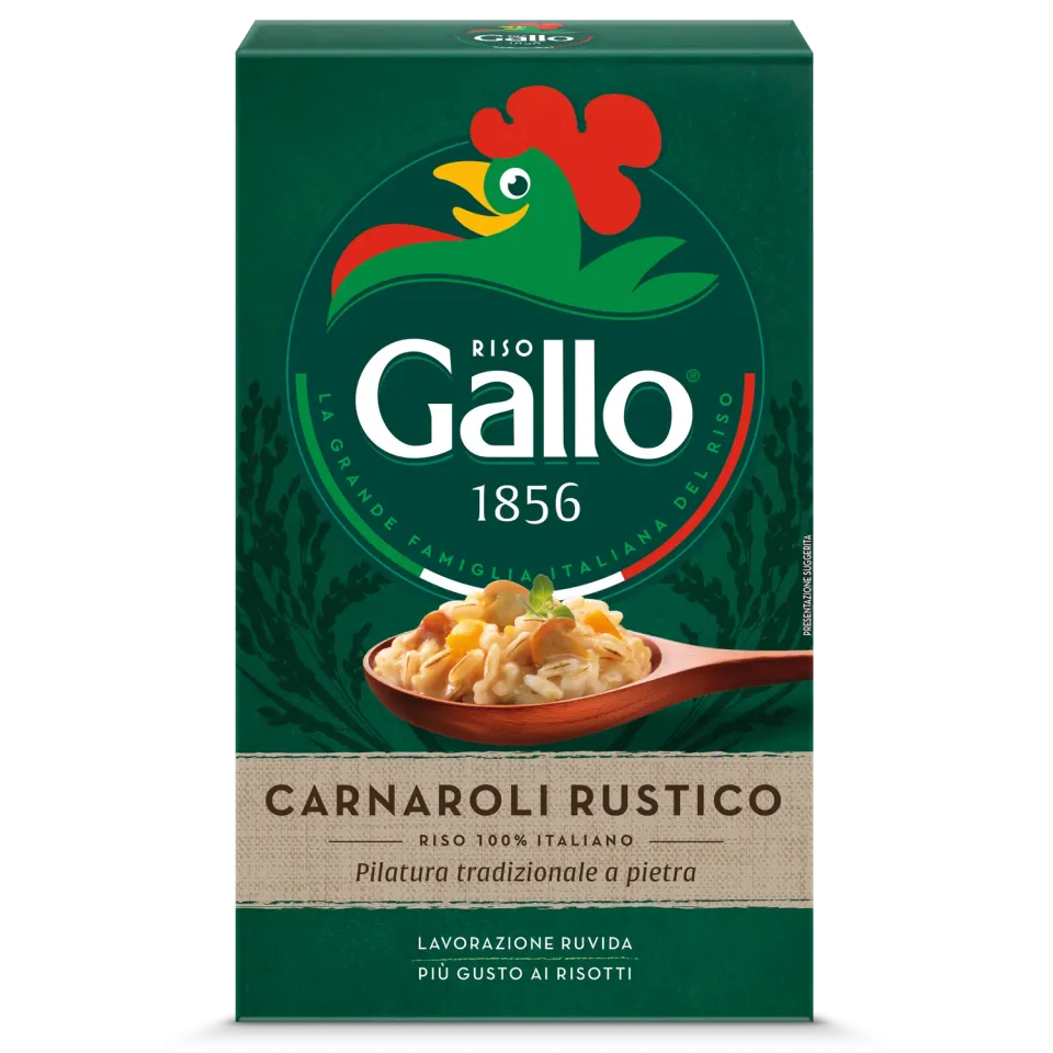 Riso Gallo Carnaroli Rustico ris rustikk fyldig