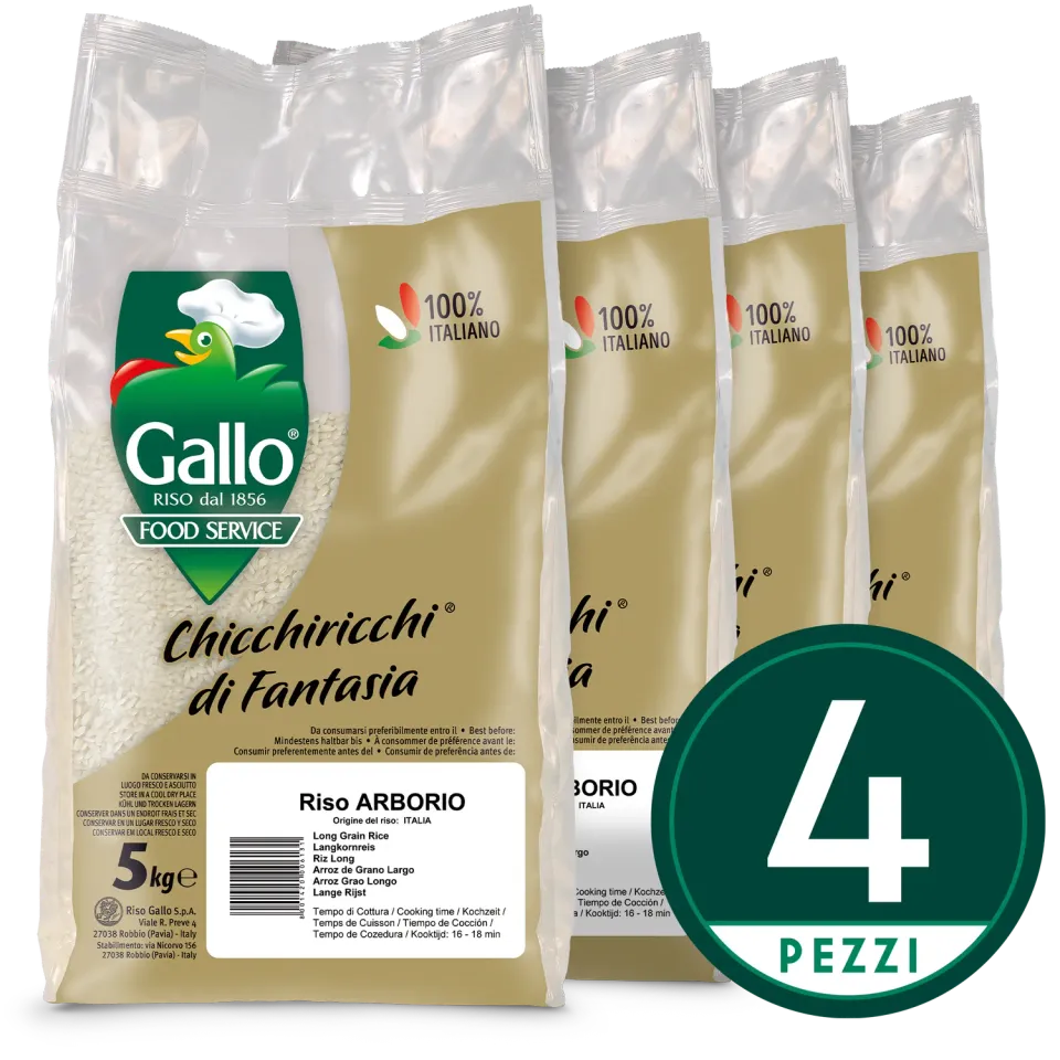 Riso Gallo Arborio risottoris 20 kg kremet