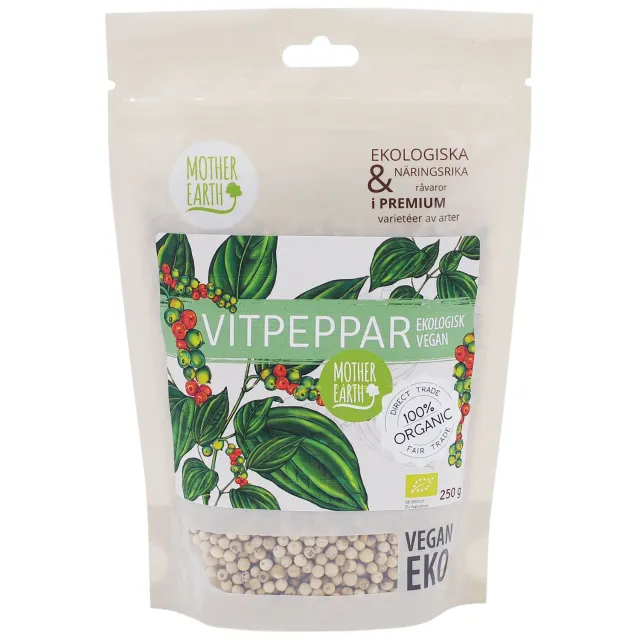 Natessen Mother Earth hel hvit pepper 250 g mild