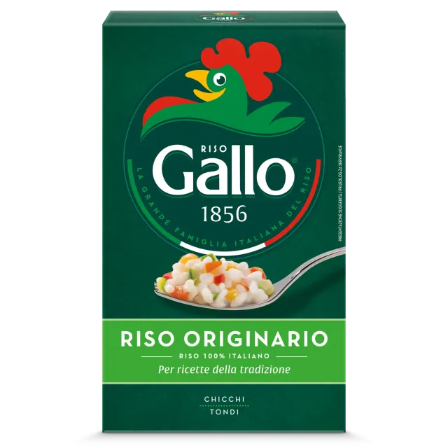 Riso Gallo Originario hvit ris små runde korn klissete