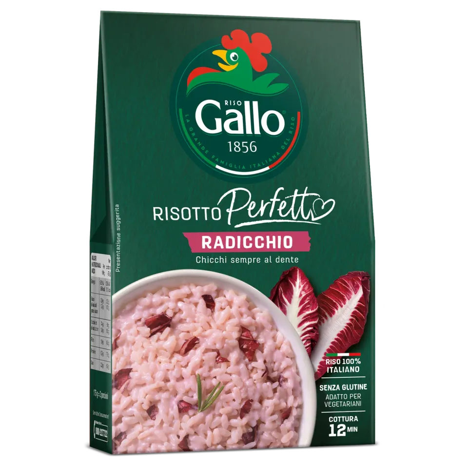 Riso Gallo Risotto Perfetto Radicchio risotto 175 g glutenfri