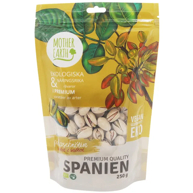 Natessen Mother Earth Premium pistasjnøtter 250 g ristet salt