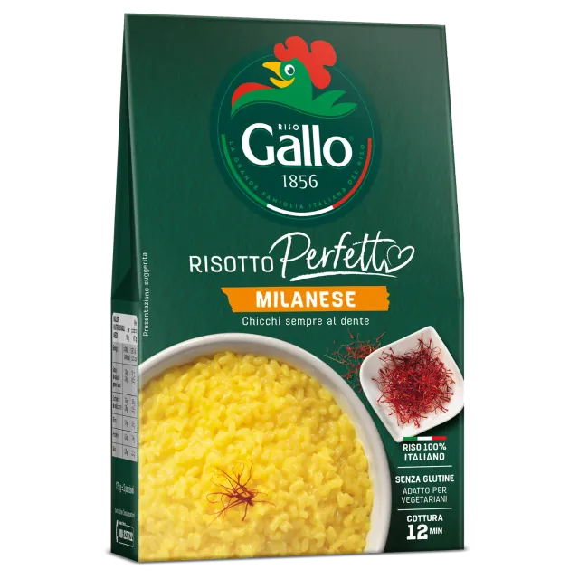 Riso Gallo Risotto Perfetto Milanese ferdigrisotto 175 g