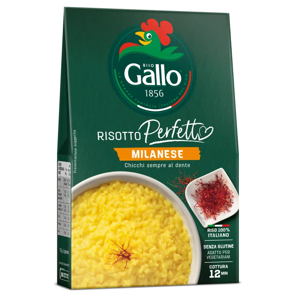 Riso Gallo Risotto Perfetto Milanese ferdigrisotto 175 g