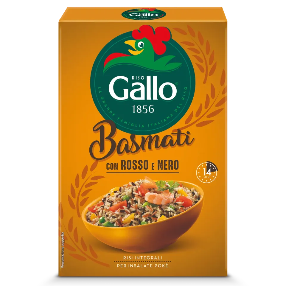 Riso Gallo Basmati rød og svart fullkornsris