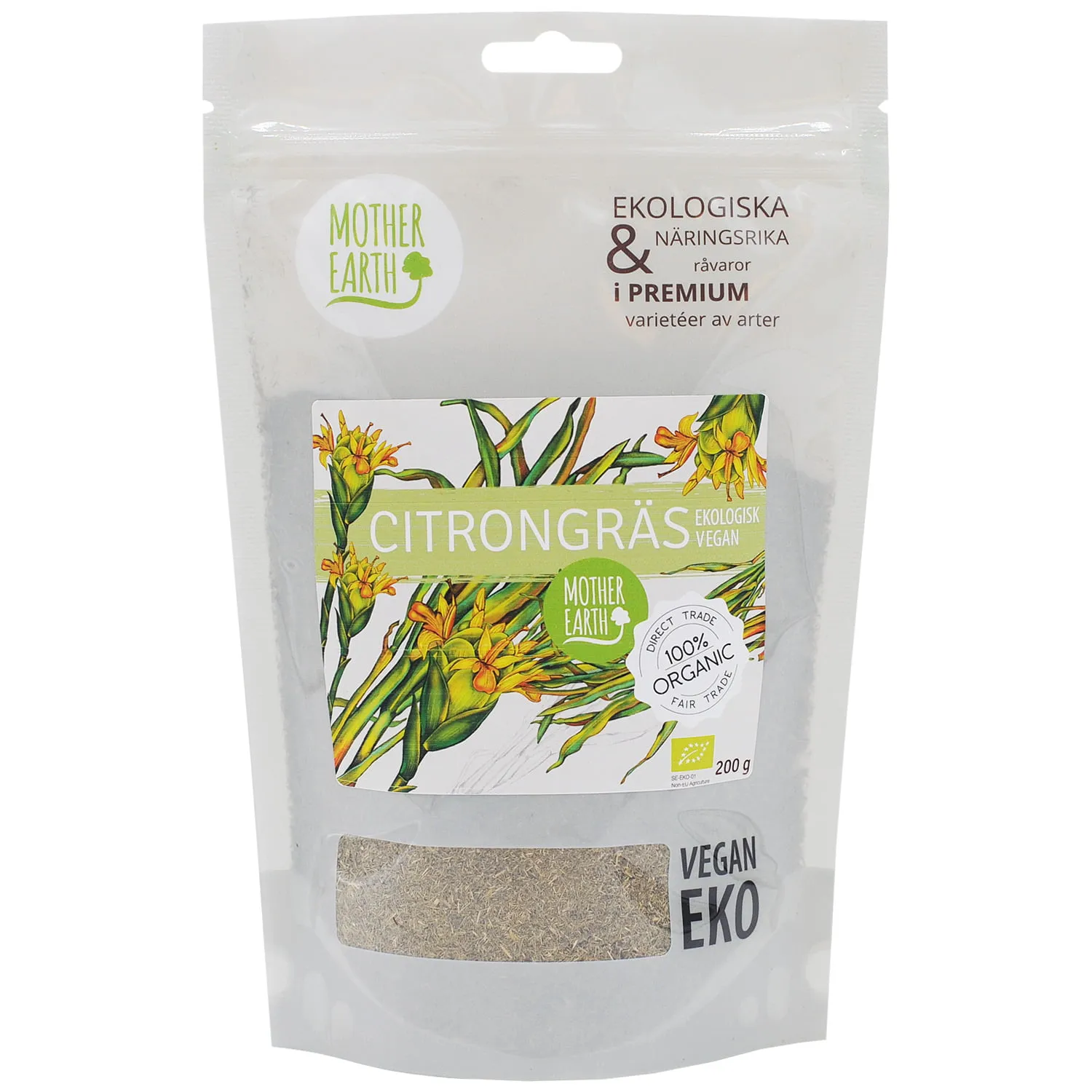 Natessen Mother Earth sitrongress øko 200 g sitrus