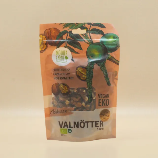Natessen Mother Earth Premium valnøtter 150g raw øko milde