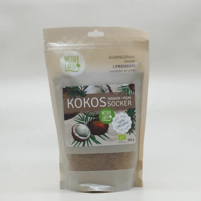 Natessen Mother Earth Premium kokossukker 500 g økologisk