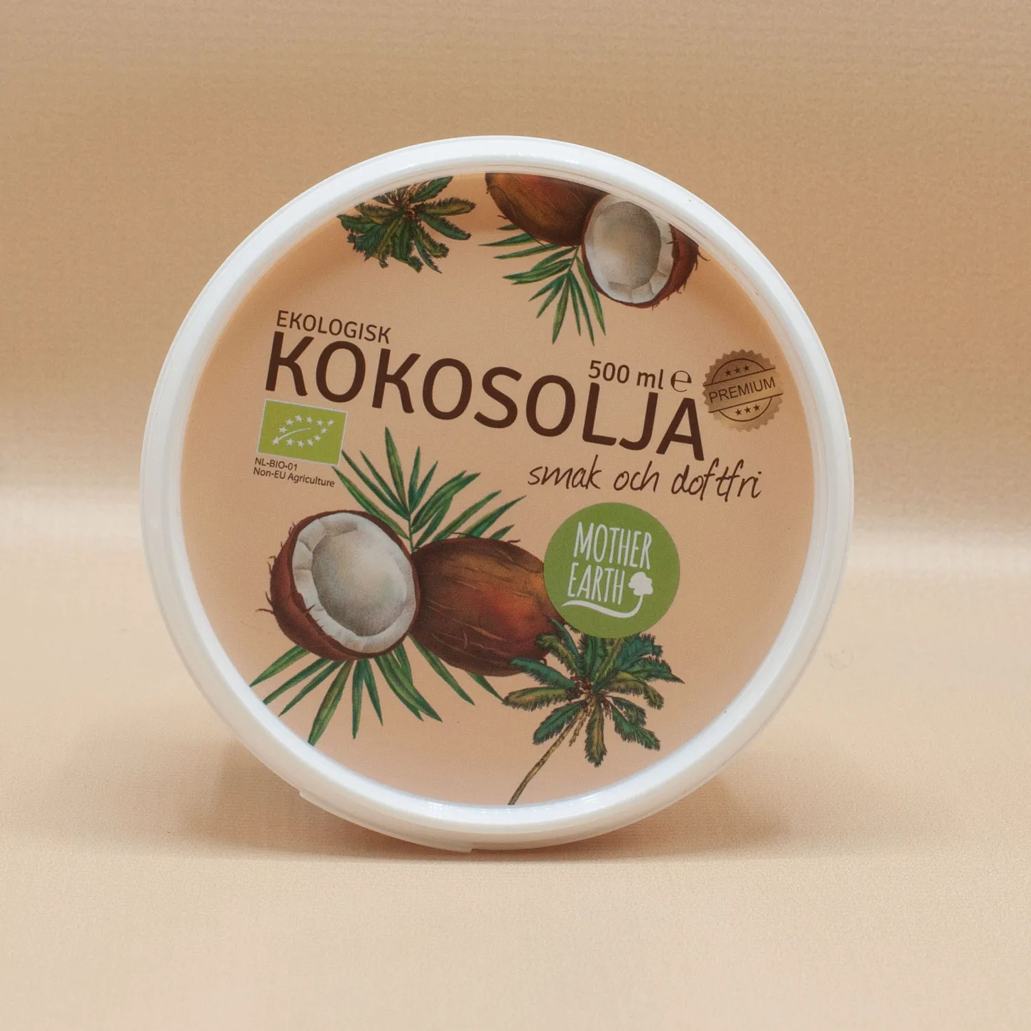 Natessen Mother Earth Kokosolje olje 500ml nøytral