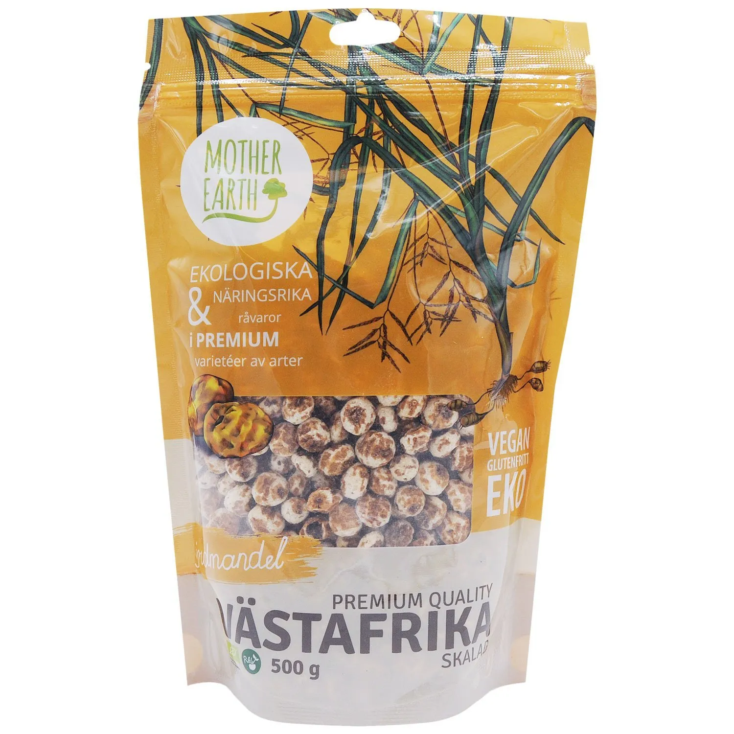 Natessen Mother Earth Premium jordmandler skrellet RAW EKO 500g