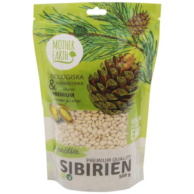 Natessen Mother Earth Pinjenøtter Premium kjerner 500g smør