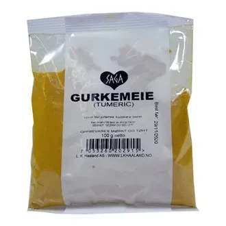 Skjæveland Saga gurkemeie tørket 70 g gul